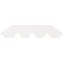 Dosel de repuesto columpio de jardín blanco 150/130x105/70 cm de vidaXL, Cubiertas para carpas y cenadores - Ref: Foro24-3121...