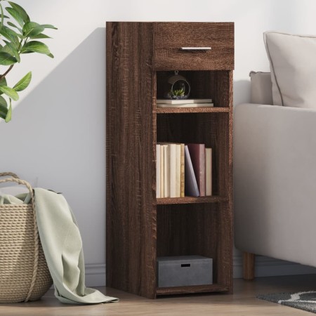 Aparador de madera de ingeniería marrón roble 30x42,5x93 cm de , Aparadores - Ref: Foro24-846312, Precio: 53,82 €