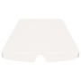 Dosel de repuesto columpio de jardín blanco 150/130x105/70 cm