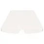 Dosel de repuesto columpio de jardín blanco 150/130x105/70 cm de vidaXL, Cubiertas para carpas y cenadores - Ref: Foro24-3121...