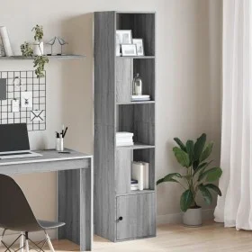 Ingenieurholzregal in Sonoma-Grau 40x36x189 cm von , Bücherregale und Regale - Ref: Foro24-848246, Preis: 76,97 €, Rabatt: %