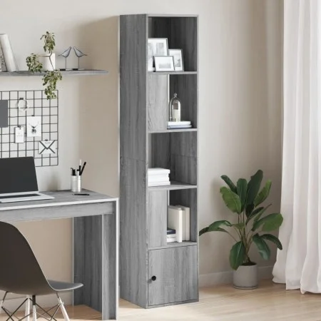 Engineered wood bookshelf in Sonoma grey, 40x36x189 cm. by , Bookcases and shelves - Ref: Foro24-848246, Price: 76,97 €, Disc...