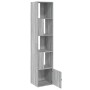 Estantería de madera de ingeniería gris Sonoma 40x36x189 cm de , Librerías y estanterías - Ref: Foro24-848246, Precio: 80,17 €