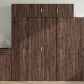 Ingenieurholz-Sideboard in Eichenbraun 80x42,5x185 cm von , Sideboards - Ref: Foro24-3281440, Preis: 187,51 €, Rabatt: %