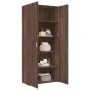 Engineered wood brown oak sideboard 80x42.5x185 cm by , Sideboards - Ref: Foro24-3281440, Price: 190,05 €, Discount: %