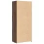 Aparador de madera de ingeniería marrón roble 80x42,5x185 cm de , Aparadores - Ref: Foro24-3281440, Precio: 190,04 €, Descuen...