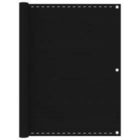 Balcony awning in black HDPE 120x400 cm by vidaXL, Umbrellas - Ref: Foro24-311037, Price: 19,78 €, Discount: %