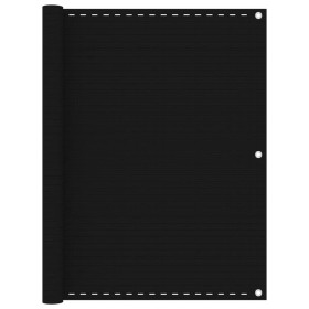 Schwarze HDPE-Balkonmarkise 120x400 cm von vidaXL, Sonnenschirme - Ref: Foro24-311037, Preis: 20,22 €, Rabatt: %