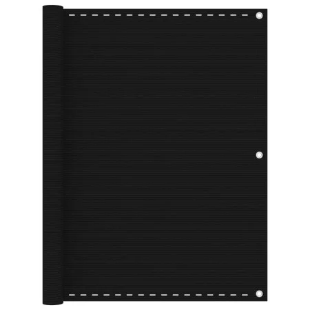 Balcony awning in black HDPE 120x400 cm by vidaXL, Umbrellas - Ref: Foro24-311037, Price: 19,92 €, Discount: %