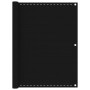Balcony awning in black HDPE 120x400 cm by vidaXL, Umbrellas - Ref: Foro24-311037, Price: 20,22 €, Discount: %