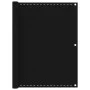 Balcony awning in black HDPE 120x400 cm by vidaXL, Umbrellas - Ref: Foro24-311037, Price: 19,92 €, Discount: %
