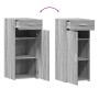 Ingenieurholz-Sideboard in Sonoma-Grau 40x42,5x93 cm. von , Sideboards - Ref: Foro24-846283, Preis: 73,86 €, Rabatt: %