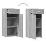 Ingenieurholz-Sideboard in Sonoma-Grau 40x42,5x93 cm. von , Sideboards - Ref: Foro24-846283, Preis: 72,81 €, Rabatt: %
