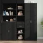 Engineered wood black sideboard 40x42.5x185 cm by , Sideboards - Ref: Foro24-3281442, Price: 140,87 €, Discount: %