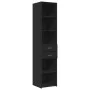 Engineered wood black sideboard 40x42.5x185 cm by , Sideboards - Ref: Foro24-3281442, Price: 140,87 €, Discount: %