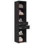 Engineered wood black sideboard 40x42.5x185 cm by , Sideboards - Ref: Foro24-3281442, Price: 143,31 €, Discount: %