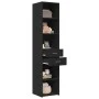 Engineered wood black sideboard 40x42.5x185 cm by , Sideboards - Ref: Foro24-3281442, Price: 140,87 €, Discount: %