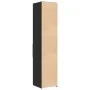 Aparador de madera de ingeniería negro 40x42,5x185 cm de , Aparadores - Ref: Foro24-3281442, Precio: 140,65 €, Descuento: %