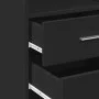 Engineered wood black sideboard 40x42.5x185 cm by , Sideboards - Ref: Foro24-3281442, Price: 140,87 €, Discount: %