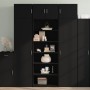 Hoher Schrank aus schwarzem Sperrholz 70x41x185 cm von , Sideboards - Ref: Foro24-3281688, Preis: 131,83 €, Rabatt: %