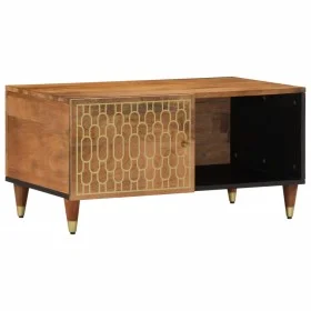 Solid mango wood coffee table 80x50x40 cm by , Coffee table - Ref: Foro24-358288, Price: 67,99 €, Discount: %