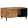 Solid mango wood coffee table 80x50x40 cm by , Coffee table - Ref: Foro24-358288, Price: 67,99 €, Discount: %