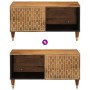 Solid mango wood coffee table 80x50x40 cm by , Coffee table - Ref: Foro24-358288, Price: 68,37 €, Discount: %