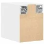 Engineered wood white wall cabinet 30x42.5x40 cm by , Sideboards - Ref: Foro24-846089, Price: 39,20 €, Discount: %