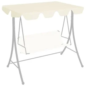 Cremefarbenes Gartenschaukel-Ersatzdach 188/168 x 145/110 cm von vidaXL, Abdeckungen für Zelte und Pavillons - Ref: Foro24-31...