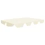 Cream garden swing replacement canopy 150/130x105/70 cm by vidaXL, Covers for tents and gazebos - Ref: Foro24-312098, Price: ...