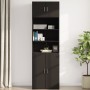 Wandschrank aus schwarzem Ingenieurholz 70x42,5x40 cm von , Sideboards - Ref: Foro24-846118, Preis: 56,75 €, Rabatt: %