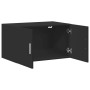 Wandschrank aus schwarzem Ingenieurholz 70x42,5x40 cm von , Sideboards - Ref: Foro24-846118, Preis: 56,75 €, Rabatt: %