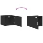 Wandschrank aus schwarzem Ingenieurholz 50x42,5x40 cm von , Sideboards - Ref: Foro24-846111, Preis: 42,91 €, Rabatt: %