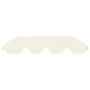Cream garden swing replacement canopy 188/168x145/110 cm by vidaXL, Covers for tents and gazebos - Ref: Foro24-312085, Price:...