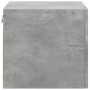 Armario de pared madera ingeniería gris hormigón 50x42,5x40 cm de , Aparadores - Ref: Foro24-846113, Precio: 46,95 €, Descuen...