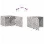 Armario de pared madera ingeniería gris hormigón 50x42,5x40 cm de , Aparadores - Ref: Foro24-846113, Precio: 46,95 €, Descuen...