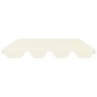 Cream garden swing replacement canopy 150/130x105/70 cm by vidaXL, Covers for tents and gazebos - Ref: Foro24-312098, Price: ...