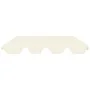 Cream garden swing replacement canopy 150/130x105/70 cm by vidaXL, Covers for tents and gazebos - Ref: Foro24-312098, Price: ...