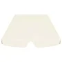Cream garden swing replacement canopy 150/130x105/70 cm by vidaXL, Covers for tents and gazebos - Ref: Foro24-312098, Price: ...