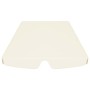Cremefarbenes Gartenschaukel-Ersatzdach 150/130 x 105/70 cm von vidaXL, Abdeckungen für Zelte und Pavillons - Ref: Foro24-312...