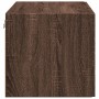 Engineered wood brown oak wall cabinet 80x42.5x40 cm by , Sideboards - Ref: Foro24-846130, Price: 63,69 €, Discount: %