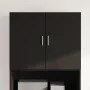 Engineered wood black wall cabinet 80x42.5x64 cm by , Sideboards - Ref: Foro24-846132, Price: 73,89 €, Discount: %