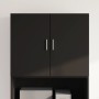 Wandschrank aus schwarzem Ingenieurholz 80x42,5x64 cm von , Sideboards - Ref: Foro24-846132, Preis: 73,94 €, Rabatt: %