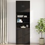 Wandschrank aus schwarzem Ingenieurholz 80x42,5x64 cm von , Sideboards - Ref: Foro24-846132, Preis: 73,94 €, Rabatt: %
