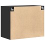 Wandschrank aus schwarzem Ingenieurholz 80x42,5x64 cm von , Sideboards - Ref: Foro24-846132, Preis: 73,94 €, Rabatt: %