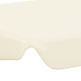 Cremefarbenes Gartenschaukel-Ersatzdach 150/130 x 105/70 cm von vidaXL, Abdeckungen für Zelte und Pavillons - Ref: Foro24-312...