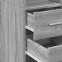 Aparador de madera de ingeniería gris Sonoma 30x42,5x185 cm de , Aparadores - Ref: Foro24-846241, Precio: 98,06 €