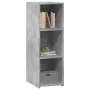 Aparador de madera contrachapada gris hormigón 30x41x93 cm de , Aparadores - Ref: Foro24-846344, Precio: 48,36 €, Descuento: %