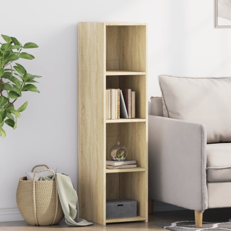 Hoher Schrank aus Sonoma-Eichen-Ingenieurholz 30x41x124 cm. von , Sideboards - Ref: Foro24-846378, Preis: 52,97 €, Rabatt: %