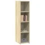 Aparador alto madera de ingeniería roble Sonoma 30x41x124 cm de , Aparadores - Ref: Foro24-846378, Precio: 52,26 €, Descuento: %